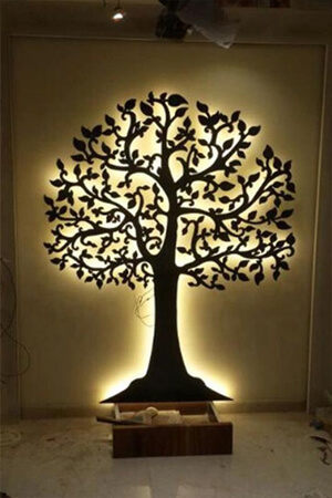 Brass And Mirror Wall Art in Kolhapur